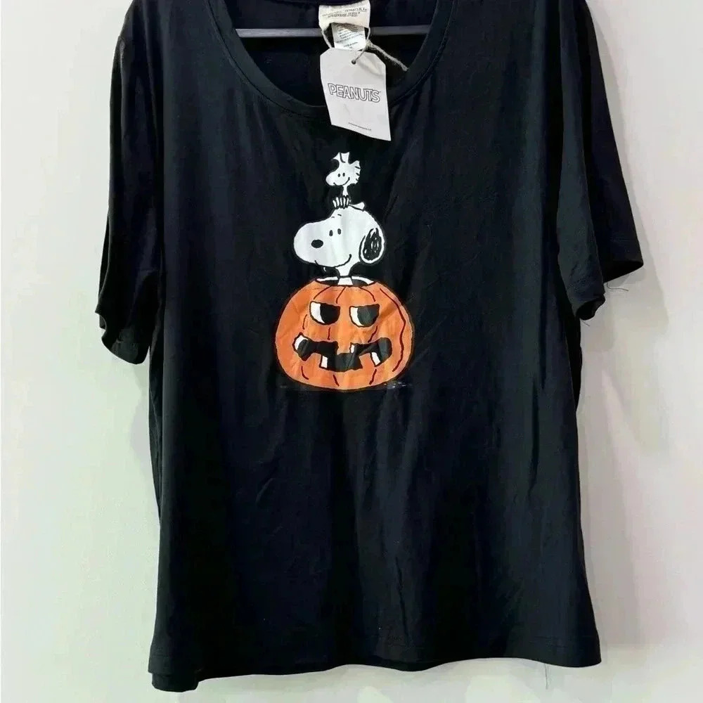 Munki Munki Peanuts Halloween Shorts Pajama Set